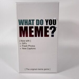 WHAT DO YOU MEME? The Meme Party Game - For Ages 17+ - SEALED